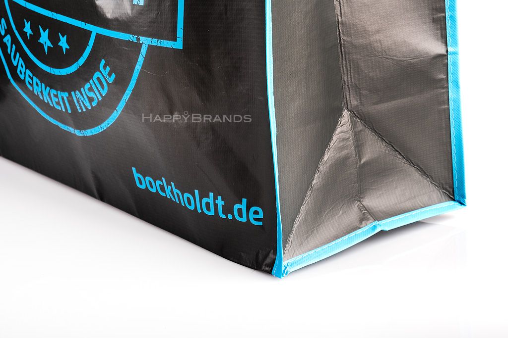 ᐅ Recycling Einkaufstasche RPET Tasche bedrucken mit Firmenlogo Werbedruck  - HAPPY BRANDS