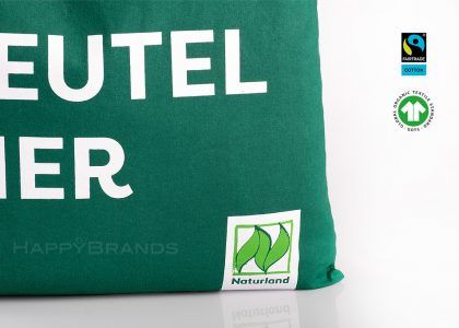 Borsa in cotone biologico con il tuo logo