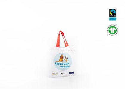 Fai stampare la borsa da farmacia GOTS con il tuo logo