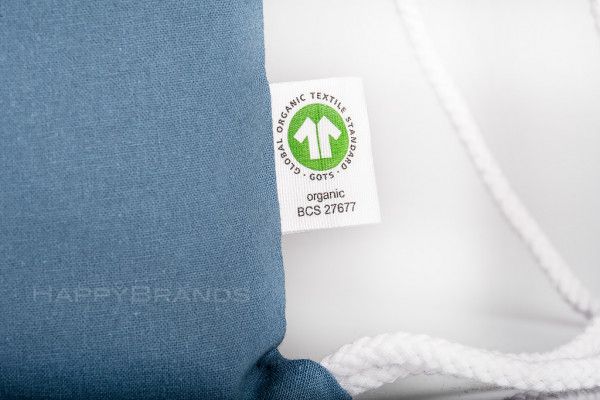 Giveaway gymväska med dragsko GOTS etikett varor