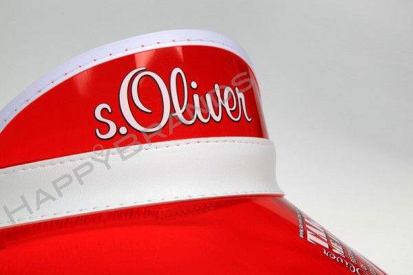 Sun visor with plastic peak promotional item band merch