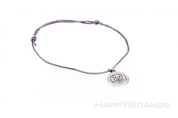 Textile bracelet-with-logo-labeling-printing-engraving