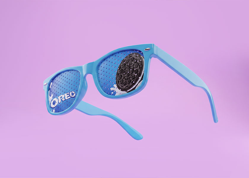Werbemittel Werbeartikel Sonnenbrille Logogläser
