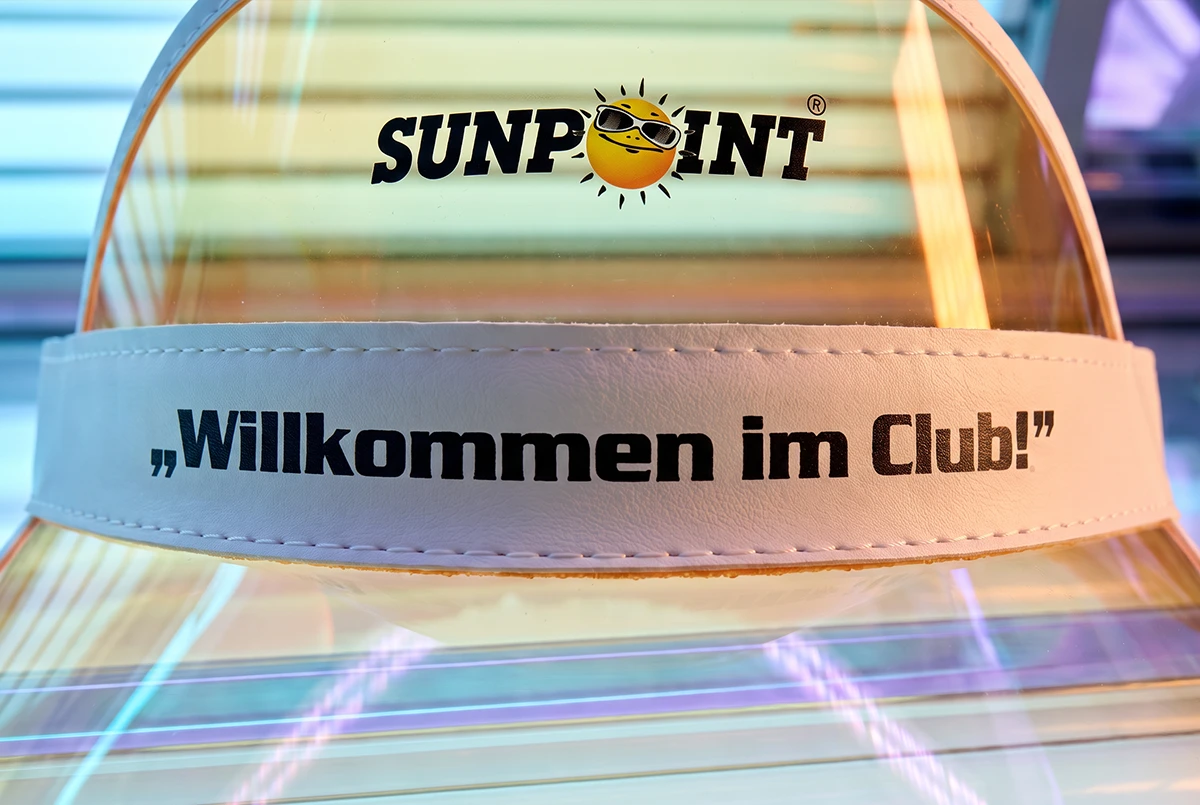 Sonnenkappe mit Logo