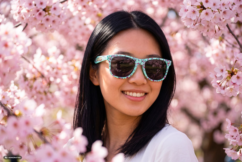 Sonnenbrille mit Allover-Druck bieten Ihnen totale Gestaltungsfreiheit
