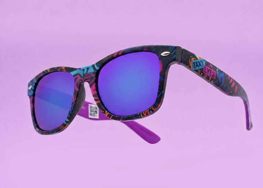 Sonnenbrille mit Allover-Druck bieten Ihnen totale Gestaltungsfreiheit
