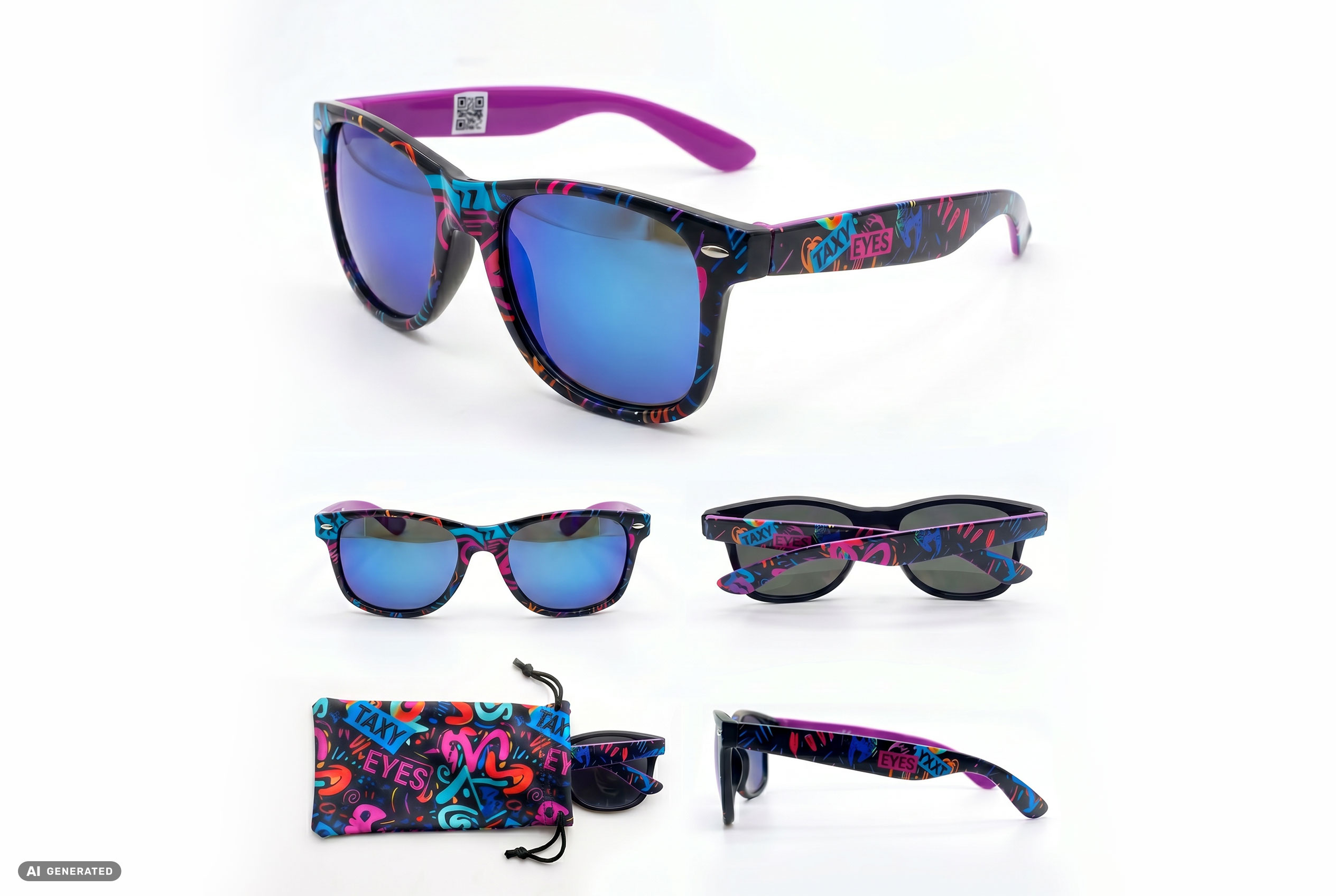 Sonnenbrille mit Allover-Druck bieten Ihnen totale Gestaltungsfreiheit