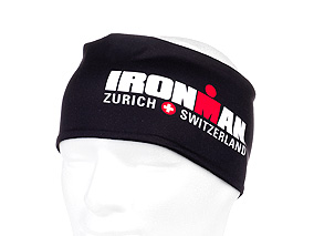 Functional headband printing advertising motif