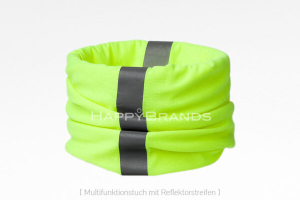 Reflektierender Schlauchschal mit Reflektor-Streifen