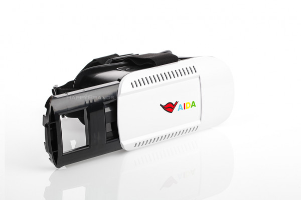 3D glasses as a corporate gift, here with the slide-in holder pulled out
