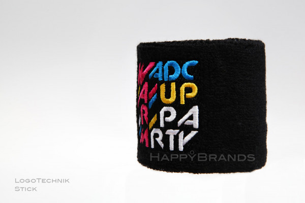 Schweissband Logo sticken