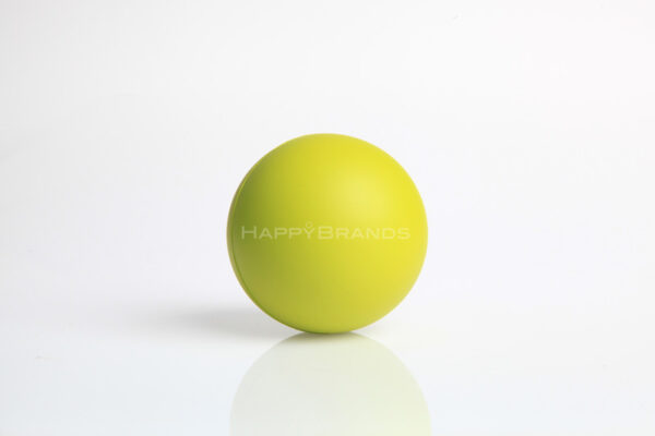 Anti-stress ball promotional item lime green