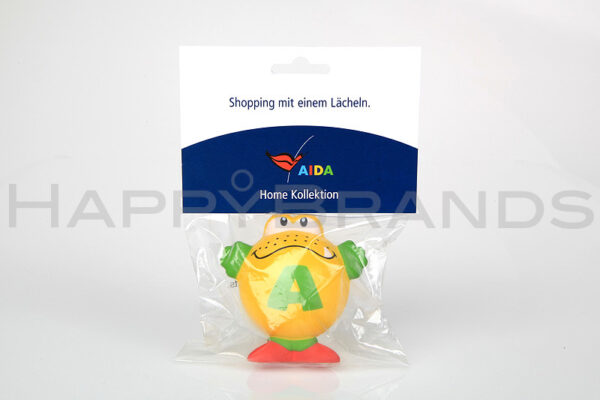 Anti-stress squishy figure promotional packaging