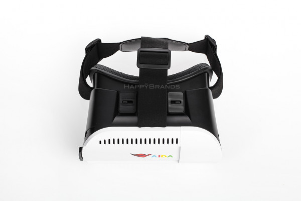 Top view of digital glasses as merchandising