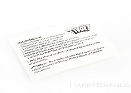 Disposable tattoo event item instructions 1024