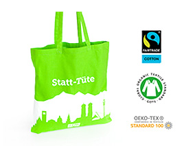 FAIRTRADE BIO Baumwolltasche