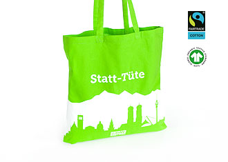 Werbeartikel Fairtrade-Baumwolltaschen aus GOTS-Biobaumwolle