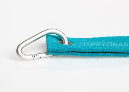 Felt keychain promotional carabiner
