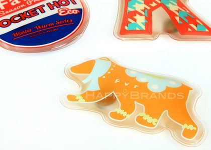 Articolo promozionale cuscino termico in gel stampato con logo