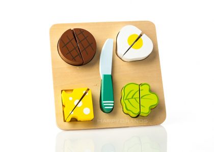 Set da taglio in legno per articoli per bambini