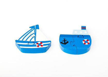 Merchandising di giocattoli in legno