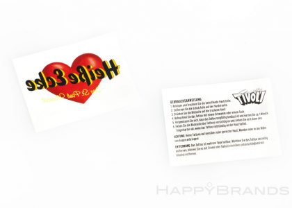 Wet adhesive tattoo as a promotional item 1024