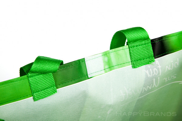 Borsa shopping in tessuto PP articolo promozionale versione speciale chiusura in velcro 1024