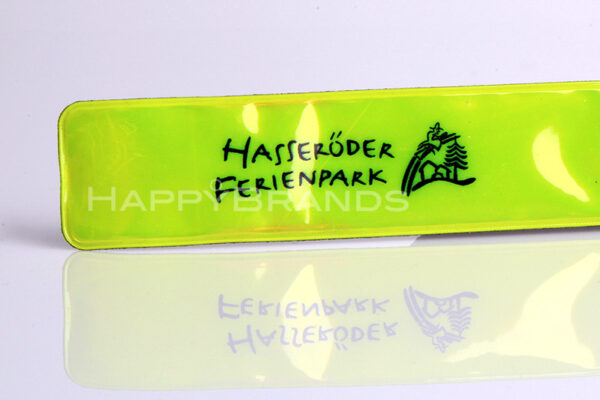Reflective wristband printing