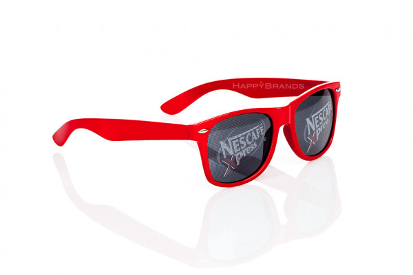 Sunglasses logo lenses