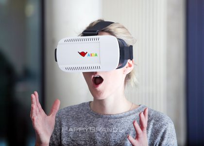 VR Brille Als Firmengeschenk In Aktion