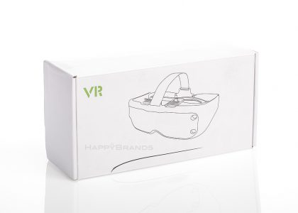 We are your VR glasses manufacturer. Here in white cardboard packaging