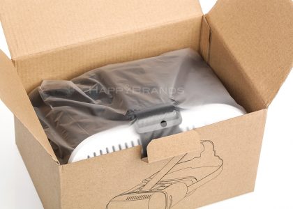 VR glasses as individual custom-made product, packed in protective bag