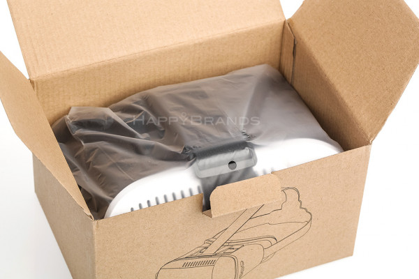 VR glasses as individual custom-made product, packed in a protective bag