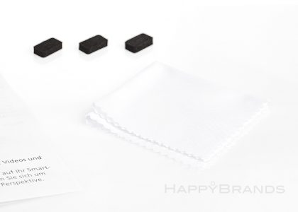Have VR glasses produced, with cleaning cloth included