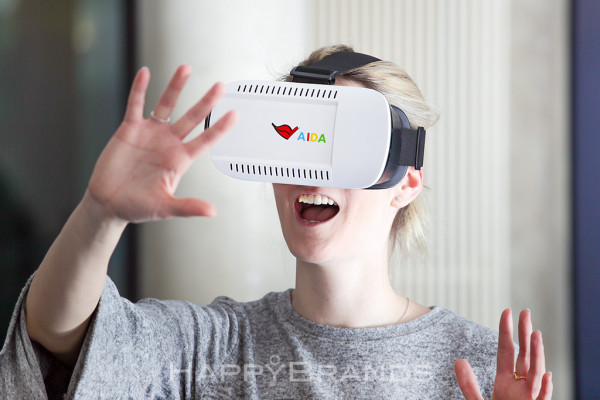Virtual reality glasses used as a premium item