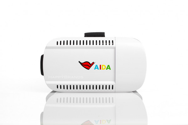 Virtual reality glasses with advertising