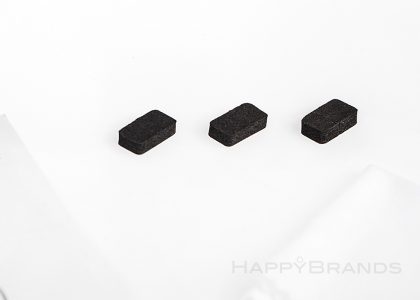 Holding pads for virtual reality glasses as trade fair items