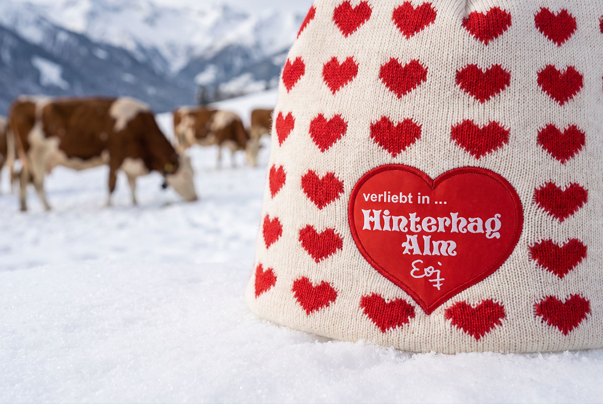 Werbebeanie mit Firmenlogo