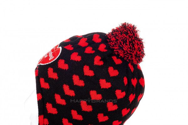 Ohrenklappenbeanie im eigenen Design mit Logo besticken bedrucken