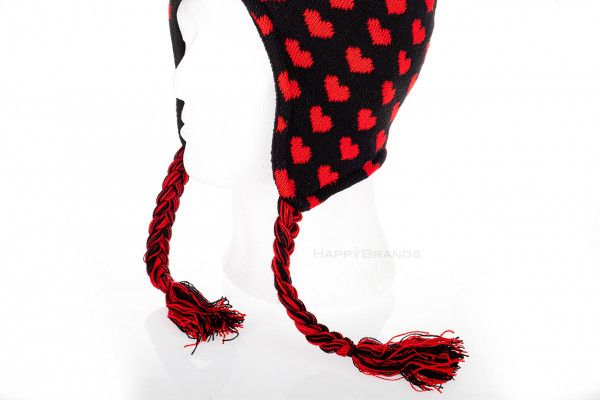 Wollbeanies Strickmuetzen mit Ohrenklappen herstellen lassen