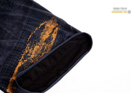 Double-layered tube towels with advertising