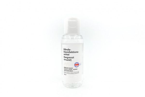 Hand disinfectant--printed with company logo--round-50-100ml
