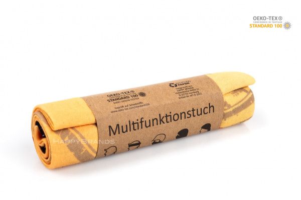 RPET tube halsduk halsduk med reklammotiv plastfri förpackning