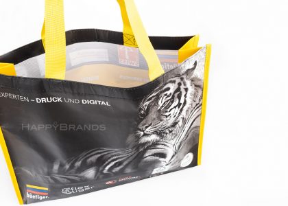 Borsa regalo aziendale per riciclo Shopper in RPET stampato con logo aziendale