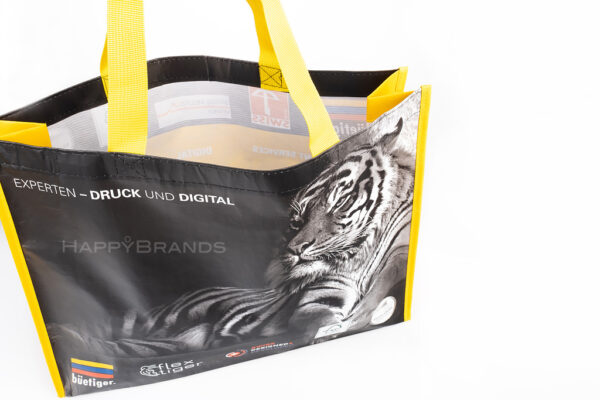 Borsa regalo aziendale per riciclo Shopper in RPET stampato con logo aziendale