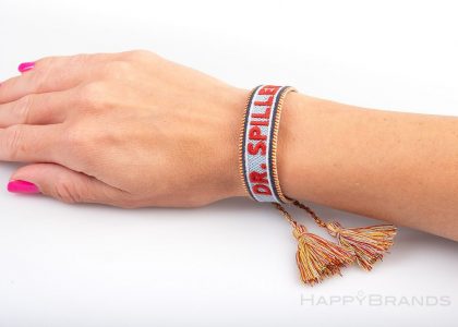 Werbegeschenk Gewebte Canvas Armbaender Mit Firmenlogo Als Merchandising