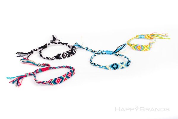 Giveaway Bohemian Boho Surfer Armbaender mit Werbe-Schriftzug in Wunschfarben
