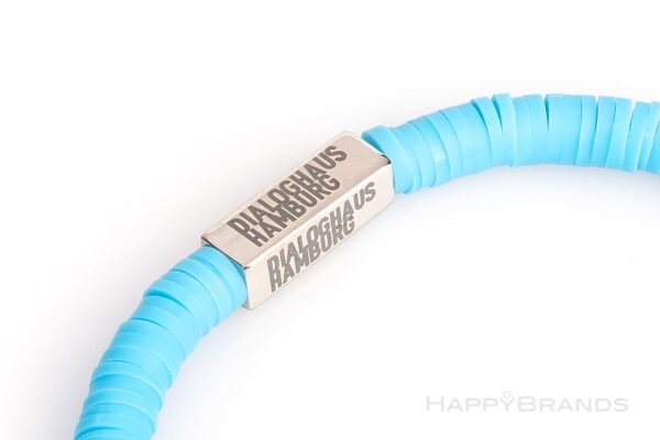 Merchandising Heishi Polymer Perlenarmband mit Firmenlogo Branding