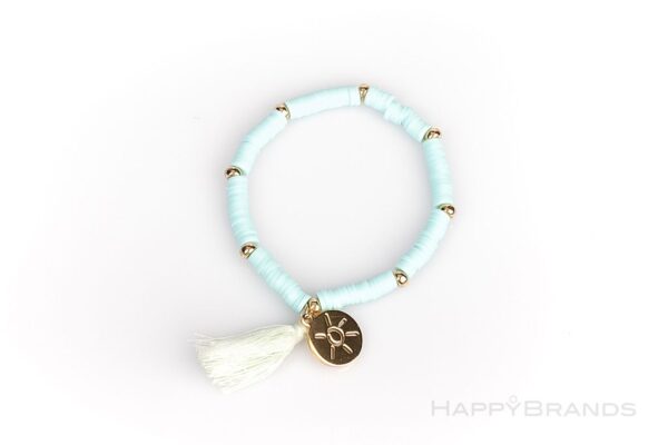 Promotionartikel Heishi Sommer Armband mit eigenem Logo produzieren lassen