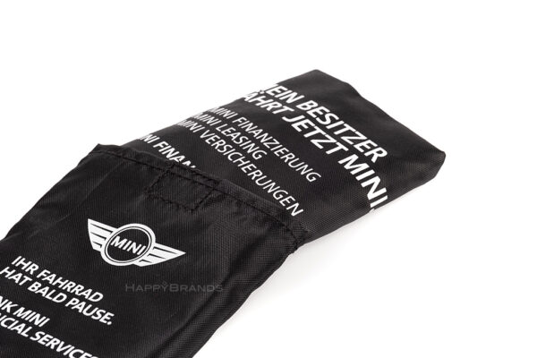 Promotionartikel Sattelcover mit Firmennamen bedrucken Fahrradsattel-Ueberzug